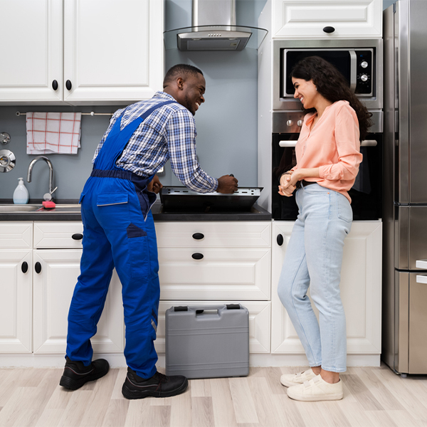 what kind of warranty do you offer on your cooktop repair services in Charlotteville